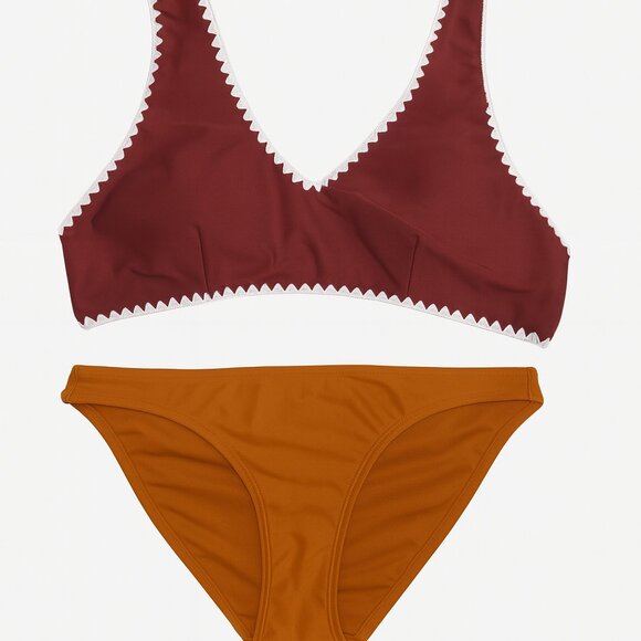 2 Piece Swimsuit - Boho - XHilaration - Top/Medium-Bottom/Small - A175 - Picture 1 of 7